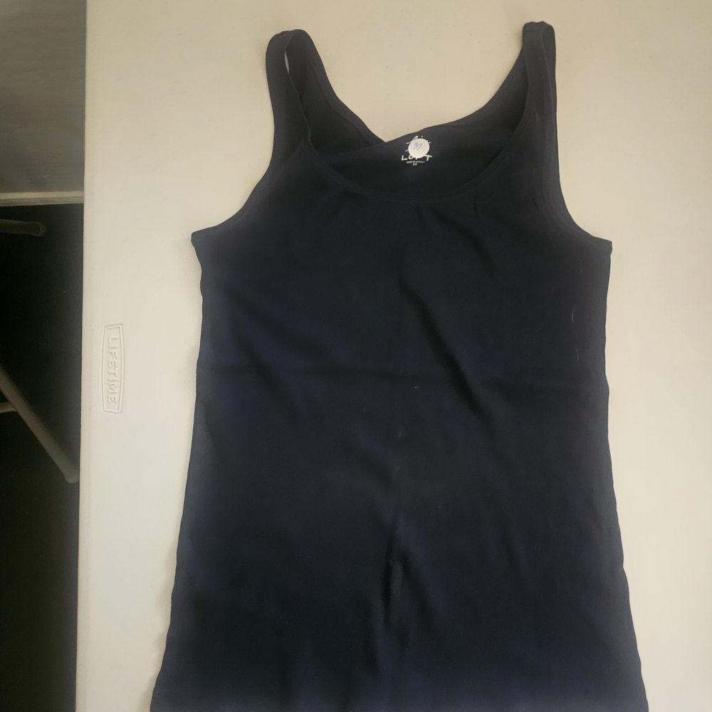 LOFT Navy Blue Tank Top